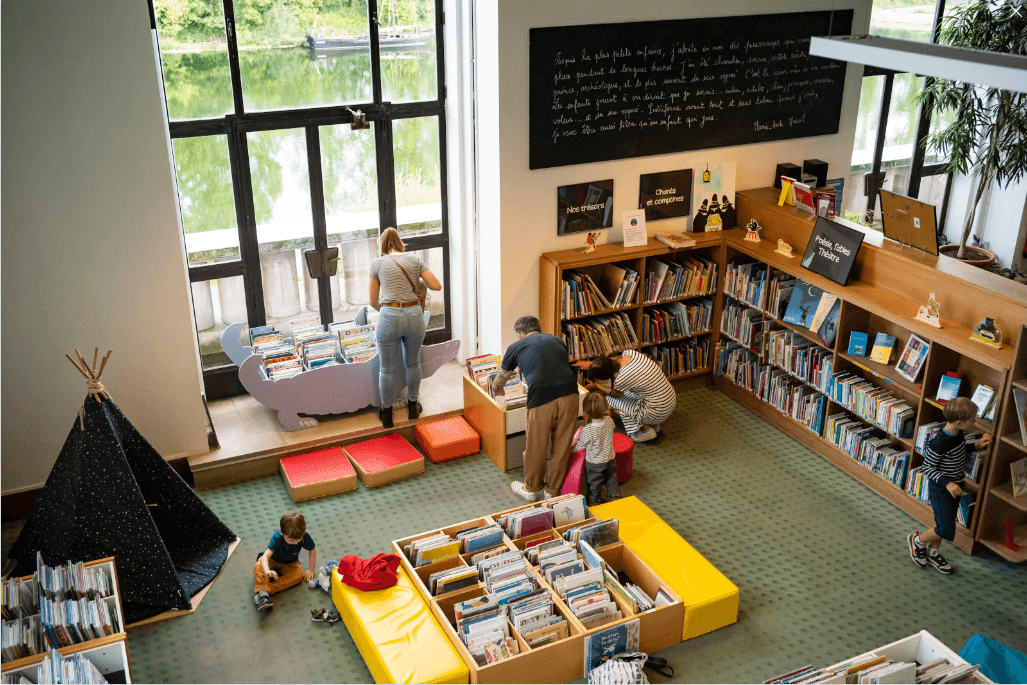 Bibliothèque municipale de Tours – sortie enfant à Tours