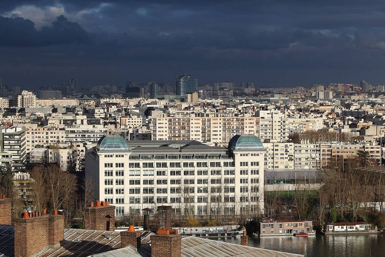 Boulogne-Billancourt sous mauvais temps