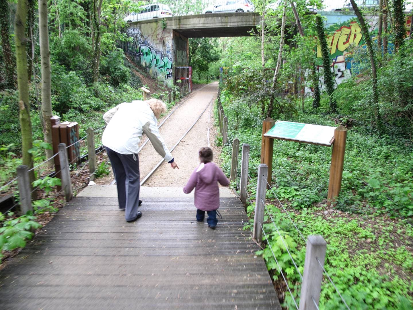 Coulée verte Colombes – Bois-Colombes – sortie enfant à Colombes