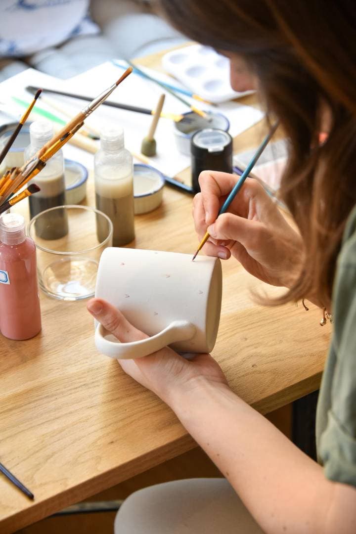Gaby Café Céramique : atelier peinture sur céramique