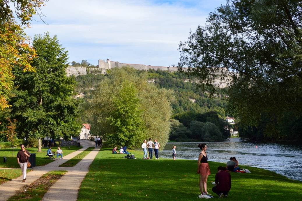 Parc de la Gare d'Eau : entre Doubs et Citadelle – sortie enfant à Besançon