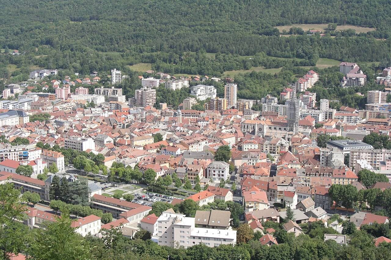vue de Gap depuis la colline de Puymaure